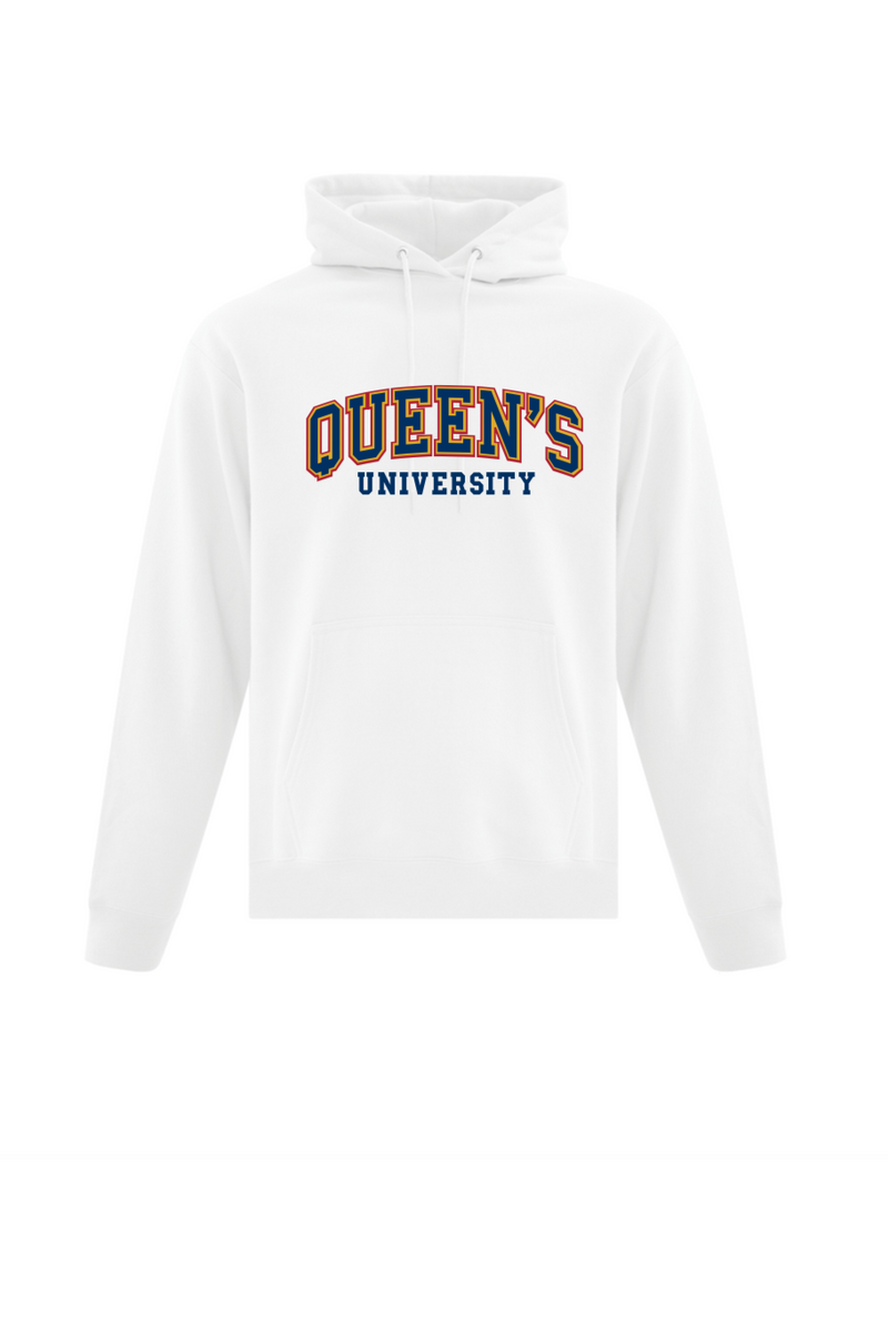 COLLEGIATE PRINTED HOODIE WHITE - Main Image