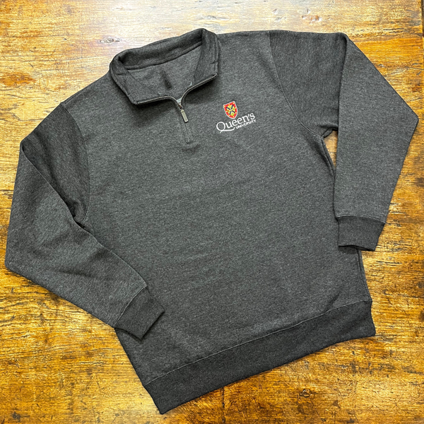 HERITAGE 1/4 ZIP CHARCOAL