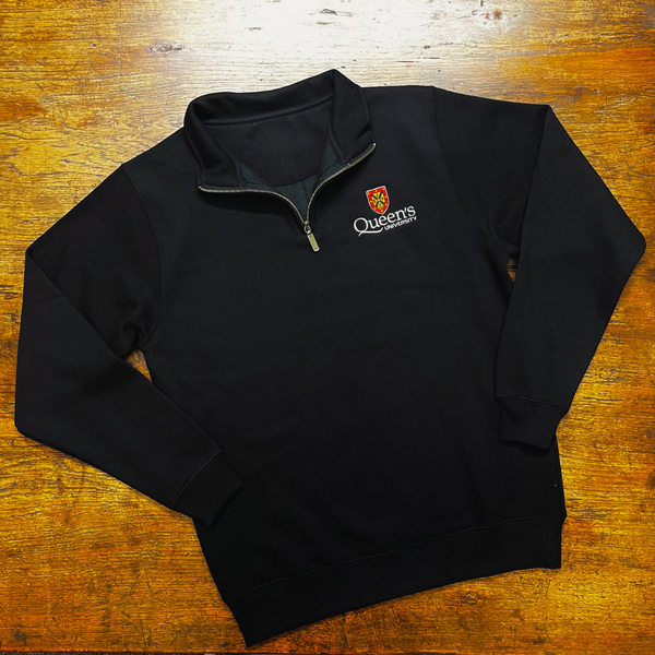HERITAGE 1/4 ZIP BLACK