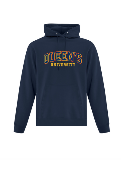 COLLEGIATE PRINTED HOODIE NAVY