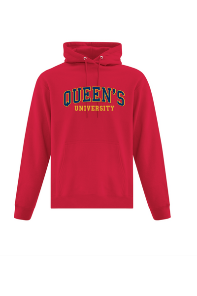 COLLEGIATE PRINTED HOODIE RED